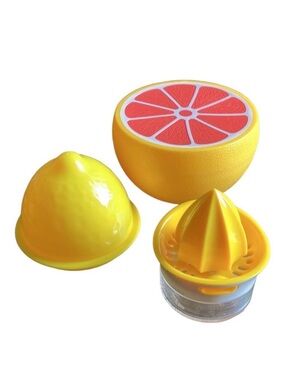 juicer Lemon lime Citrus fruit keeper and grapefruit Saver food container